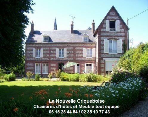 مبيت وإفطار Criquebeuf-en-Caux La Nouvelle Criqueboise المظهر الخارجي الصورة